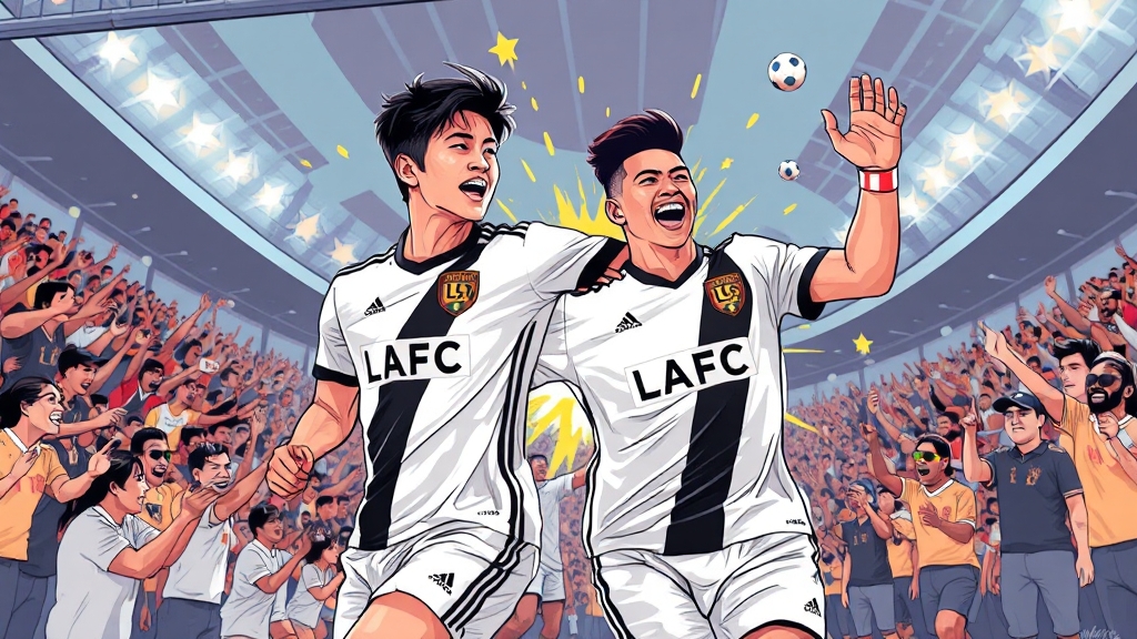 LAFC 활약 및 전망 (illustration 스타일)