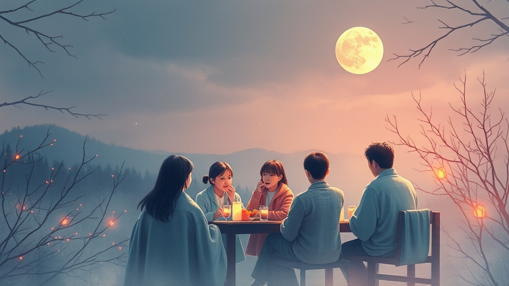 추석 연휴, 왜 중요할까요? (watercolor 스타일)