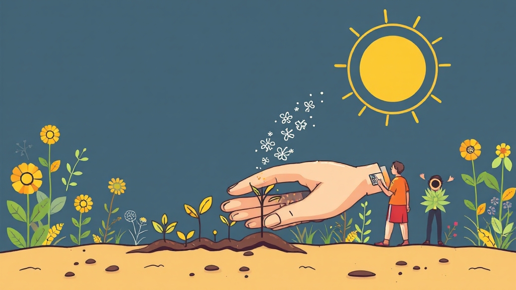 블로그 관리 및 운영 노하우 (illustration 스타일)