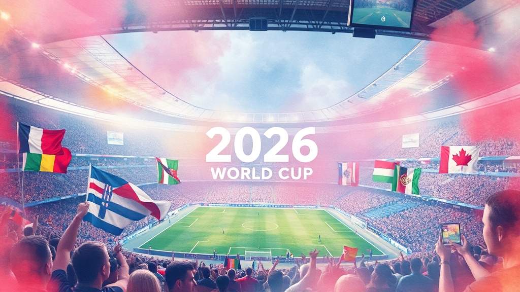 2026 월드컵 개요 (watercolor 스타일)