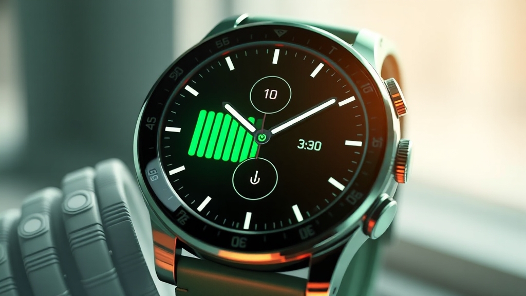 갤럭시 워치7 그린: 디자인, AI 웰니스, 운동 기능 총정리 & 추천 8 배터리 성능 & 충전 정보 (realistic 스타일)
