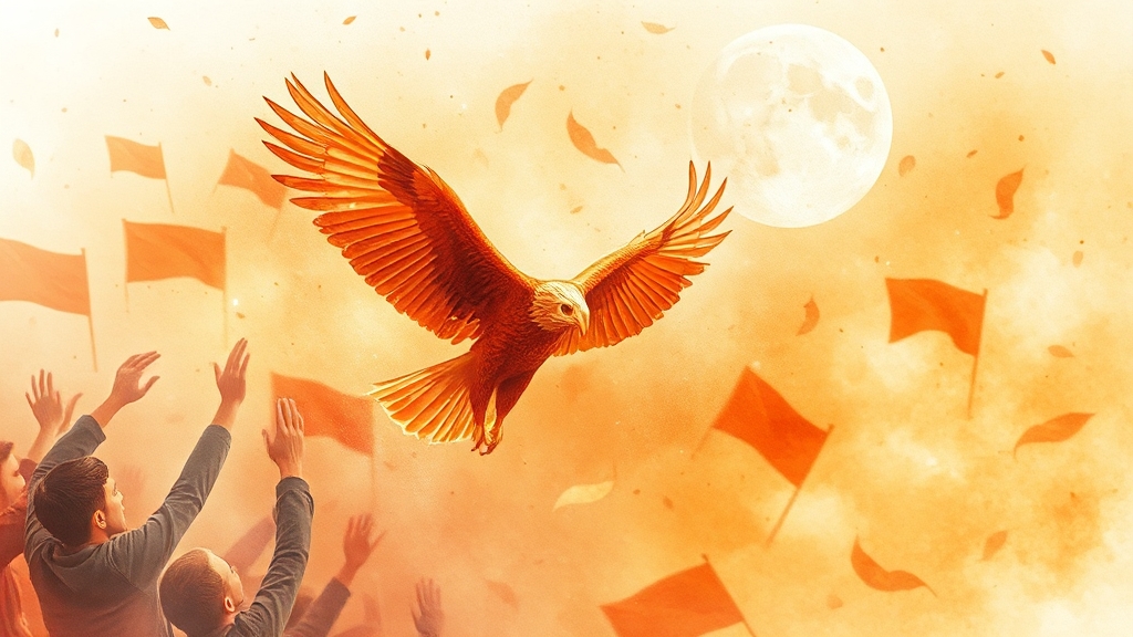 한화, 팬들의 염원과 기대 (watercolor 스타일)