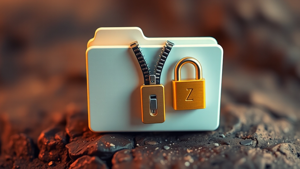 파일 압축, 이렇게 쉬웠어? (realistic 스타일)