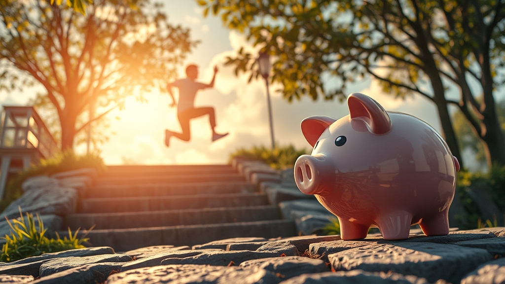 청년도약계좌 vs 청년미래적금 (realistic 스타일)