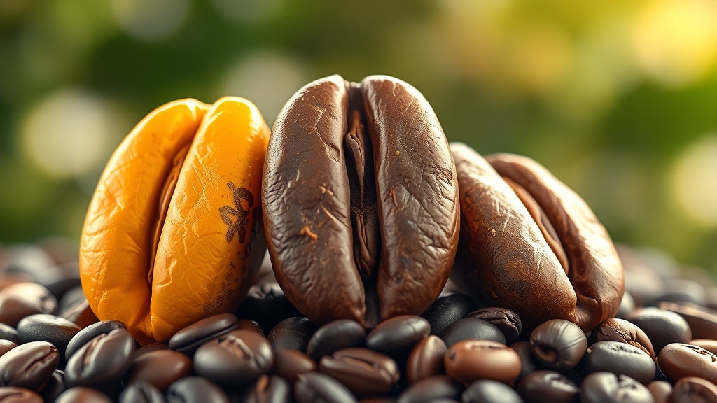 나만을 위한 커피 원두 선택 가이드: 종류별 특징부터 맛, 보관법까지 2 커피 원두 3가지 종류 (realistic 스타일)