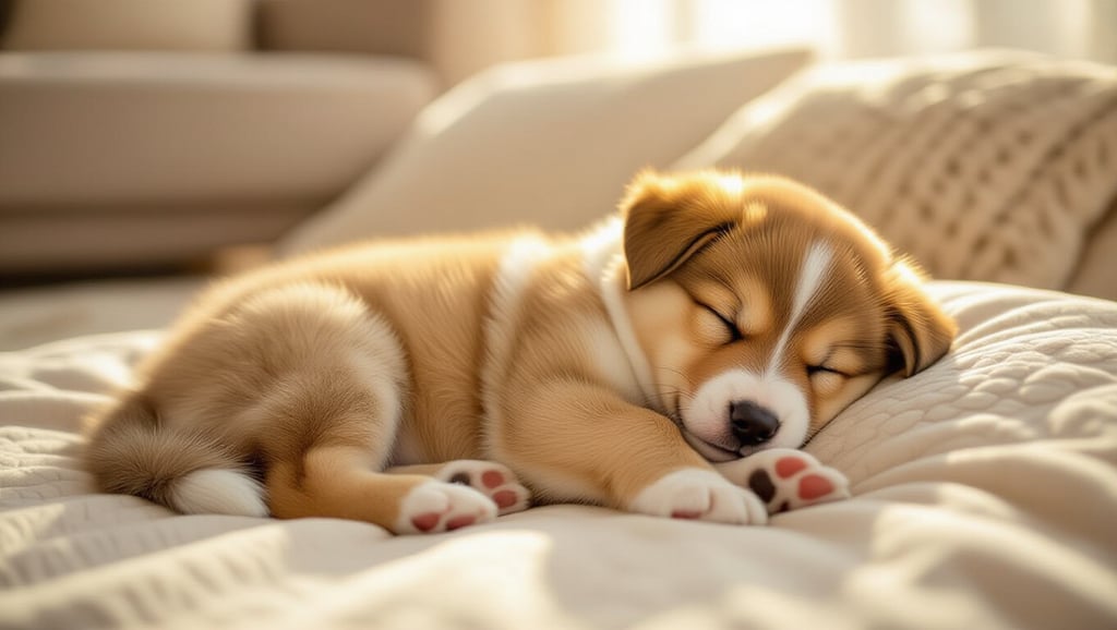 강아지 수면의 모든 것: 꿈, 자세, 이상 행동 심층 분석 9 🐾 다양한 강아지 수면 자세와 숨겨진 의미