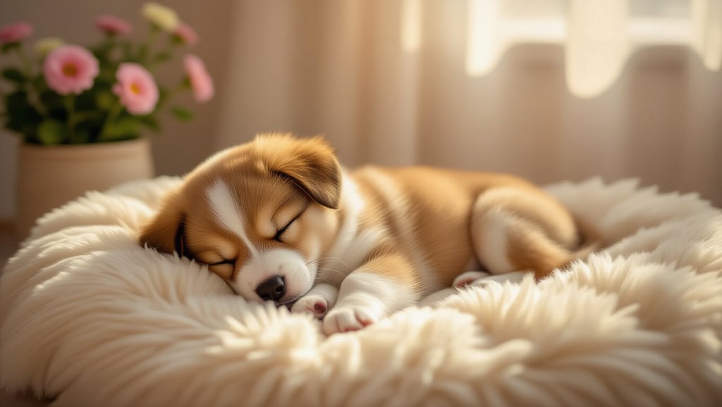 강아지 수면의 모든 것: 꿈, 자세, 이상 행동 심층 분석 10 🏡 강아지의 꿀잠을 위한 최적의 수면 환경 조성법