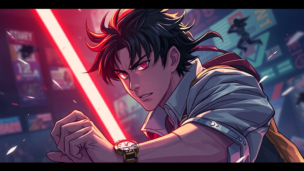 드라마만의 새로운 설정 (illustration 스타일)