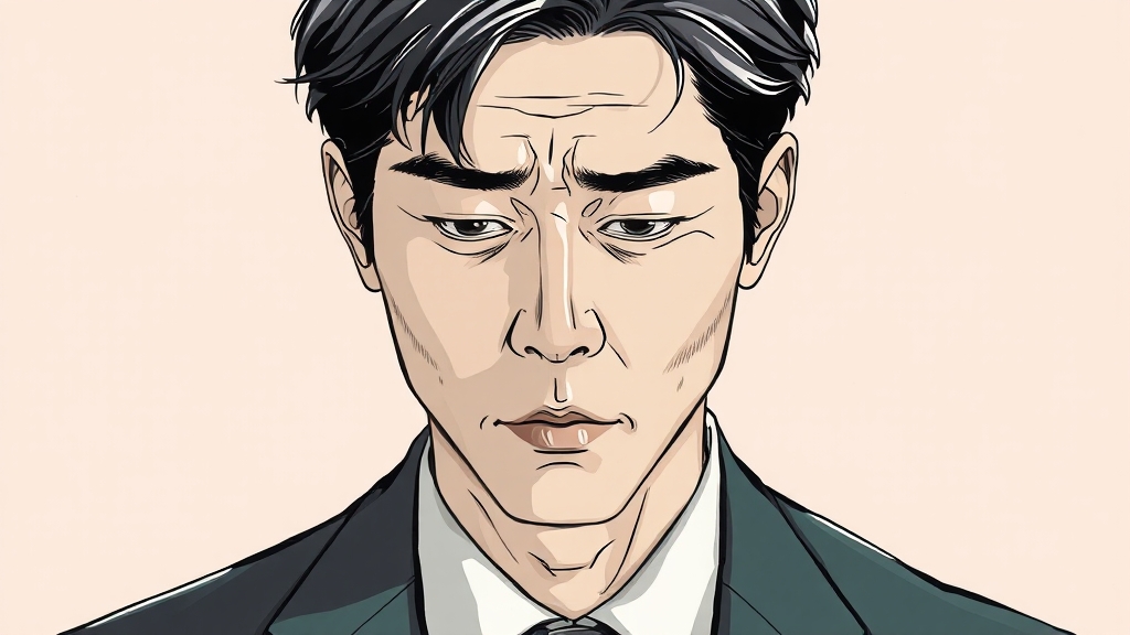 김부장 이야기 백정태 상무 유승목 집중 분석: 프로필, 연기, 류승룡 인연 5 유승목의 백정태 연기 특징 (illustration 스타일)