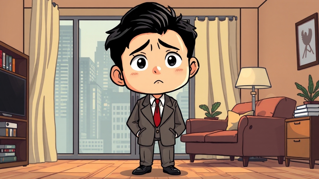 웹툰 '서울 자가 김부장' 소개 (cartoon 스타일)