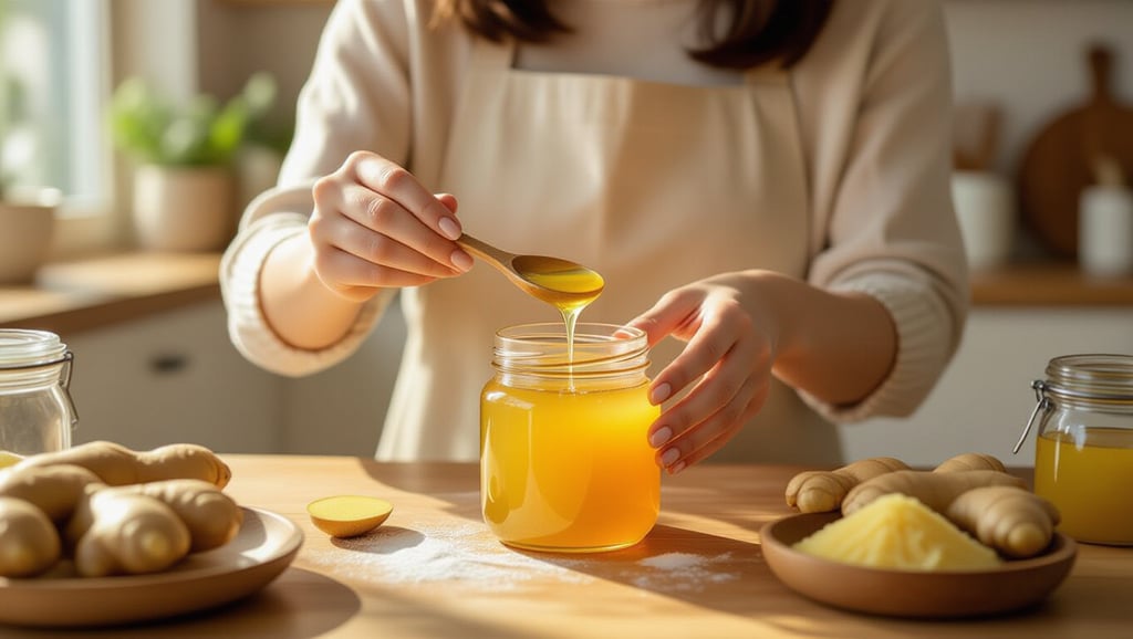 쓴맛 없이 맛있는 생강청 황금 레시피: 재료부터 보관까지 6 🗓️ 생강청 숙성 & 보관 꿀팁