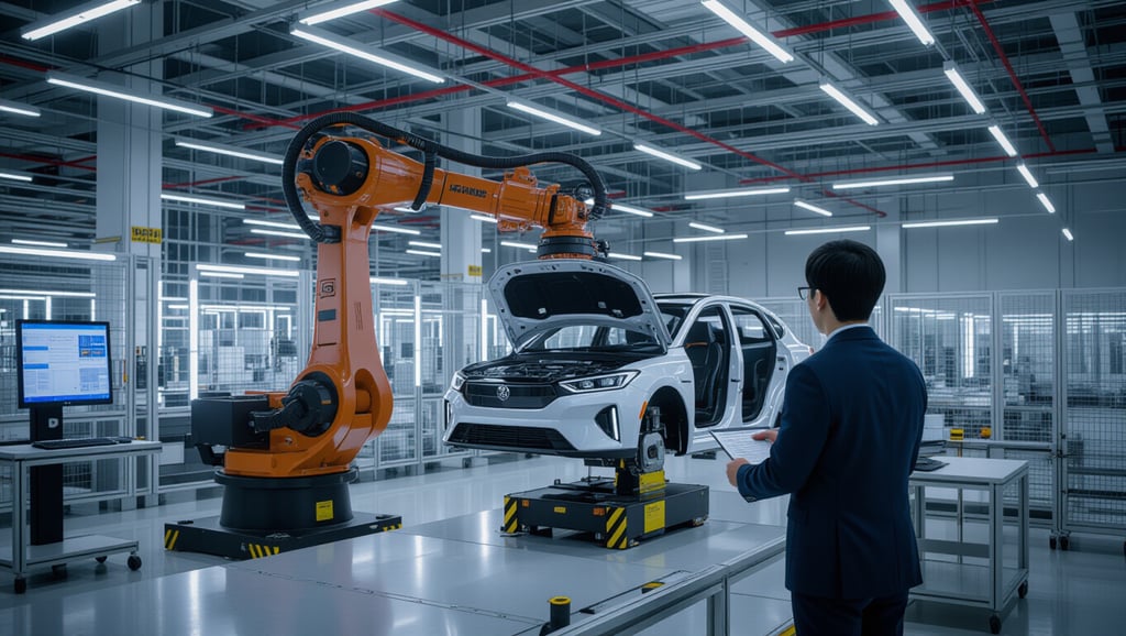 AI 로봇 스마트 팩토리: 제조 혁신 핵심 기술과 적용 사례 3 🏭 AI 로봇 도입의 구체적인 적용 사례