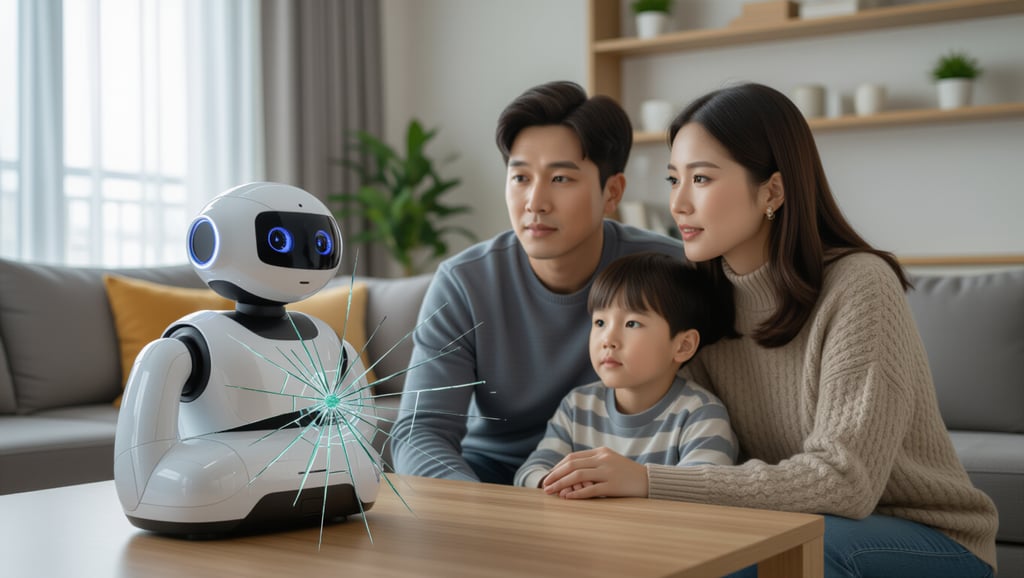 가정용 휴머노이드 로봇, 현재 기술부터 미래 전망까지 총정리 10 🔒 가정용 로봇, 안심하고 쓸 수 있을까요? 안전 및 개인 정보 보호!