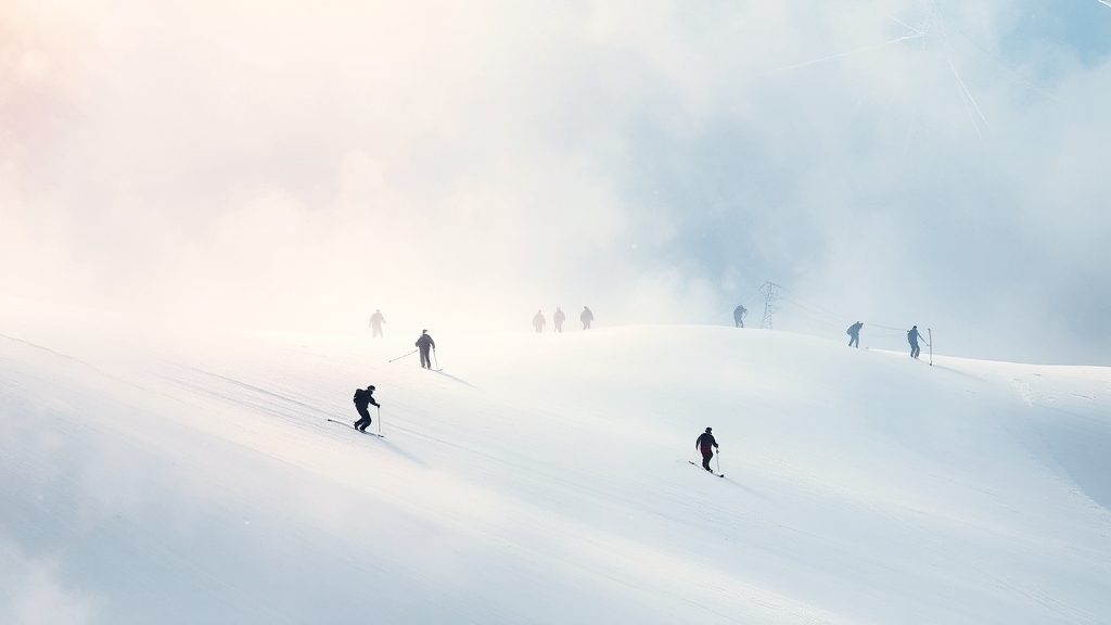 2025/26 스키장 개장일 총정리: 시즌권, 안전, 준비사항 완벽 가이드 2 주요 스키장 개장일 (watercolor 스타일)