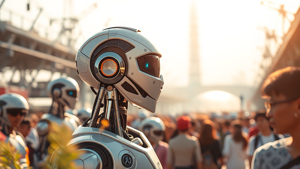 일론 머스크의 AI 로봇 혁명: 미래 일자리, 경제, 화폐의 변화 5 미래 화폐 및 분배 체계 논의 (realistic 스타일)