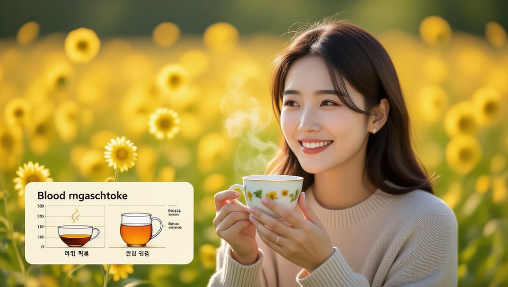 돼지감자차 효능부터 부작용, 혈당 관리까지 완벽 가이드 3 🩸 혈당 및 당뇨 관리에 돼지감자차가 미치는 영향