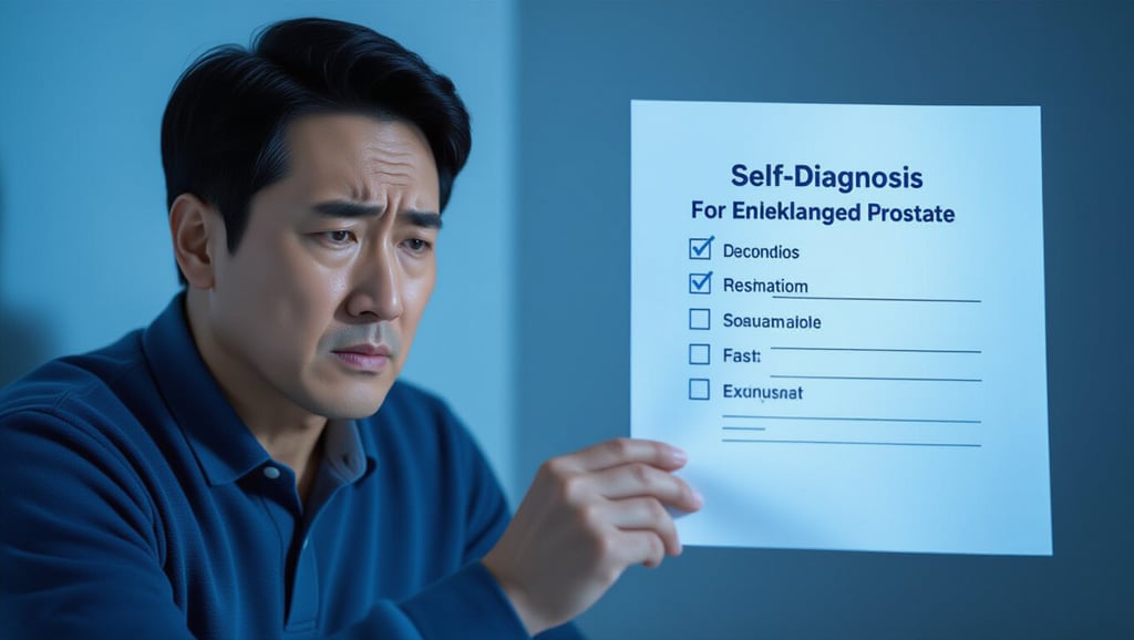 50대 남성 전립선 건강, 증상부터 식단, 운동까지 핵심 가이드 3 🔍 전립선 질환, 초기 증상과 자가 진단법