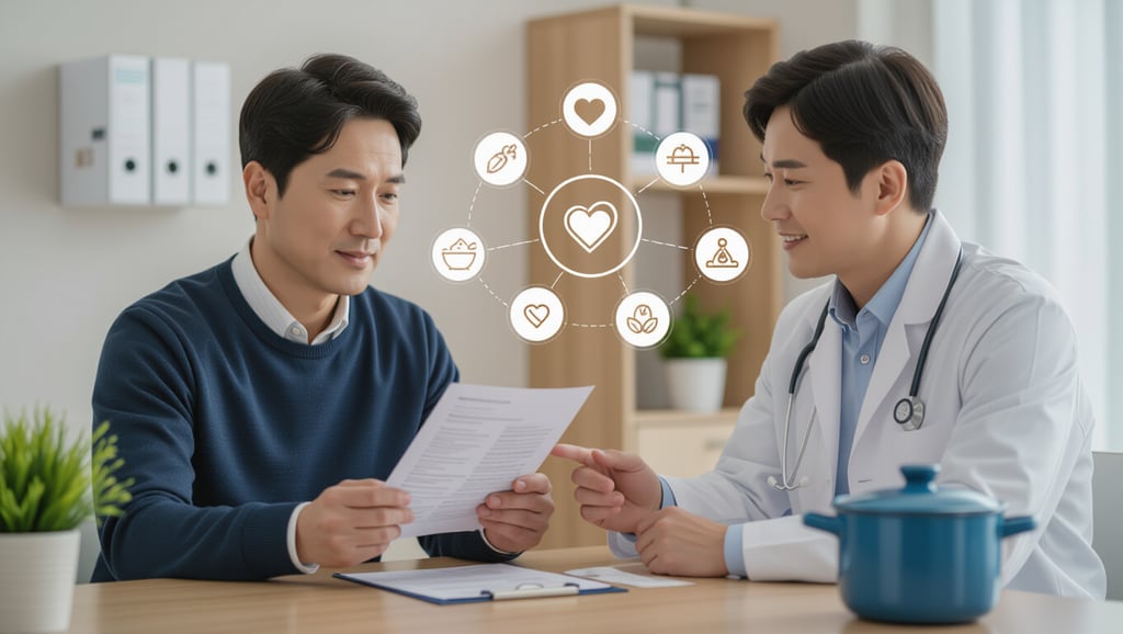 50대 남성 전립선 건강, 증상부터 식단, 운동까지 핵심 가이드 8 🗓️ 전립선 건강 관리의 지속성: 정기 검진과 장기적 접근