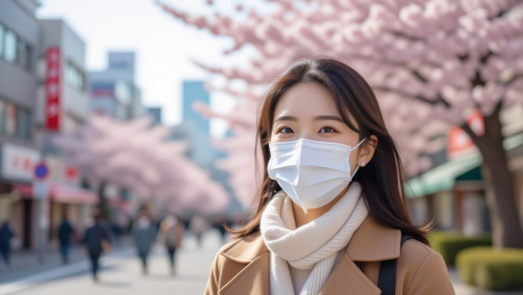 독감 유행 심화, 마스크 선택부터 해제까지 완벽 가이드 11 ✈️ 해외여행 시 독감 예방 마스크 전략