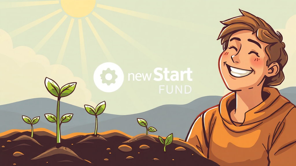 소상공인 새출발기금: 원금/금리 조정, 신청 자격부터 방법까지 완벽 가이드 2 새출발기금, 어떤 제도일까요? (illustration 스타일)