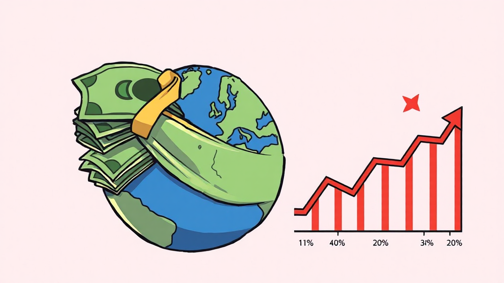 환율, 무엇을 의미할까요? (cartoon 스타일)