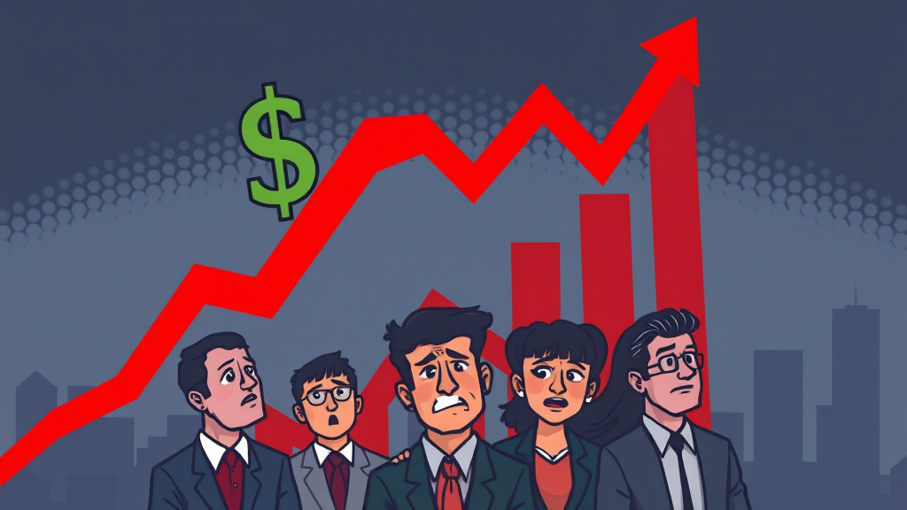 최근 환율 변동, 얼마나 심각한가요? (cartoon 스타일)