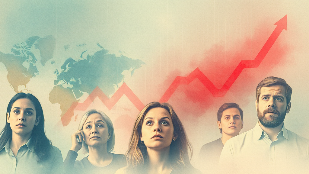 환율 상승, 왜 일어나는 걸까요? 원인 분석 (watercolor 스타일)