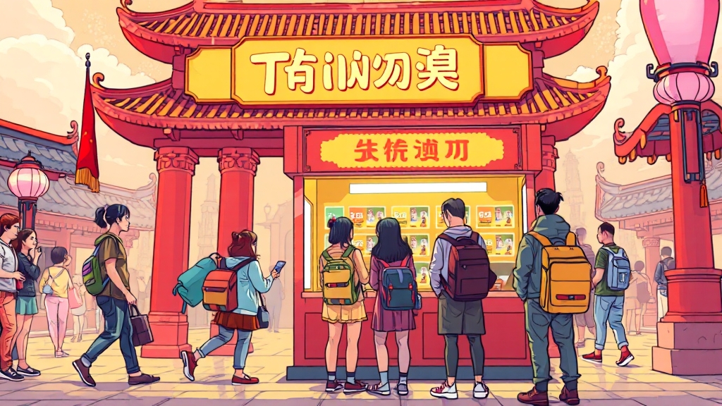 입국 및 신청 절차 (cartoon 스타일)