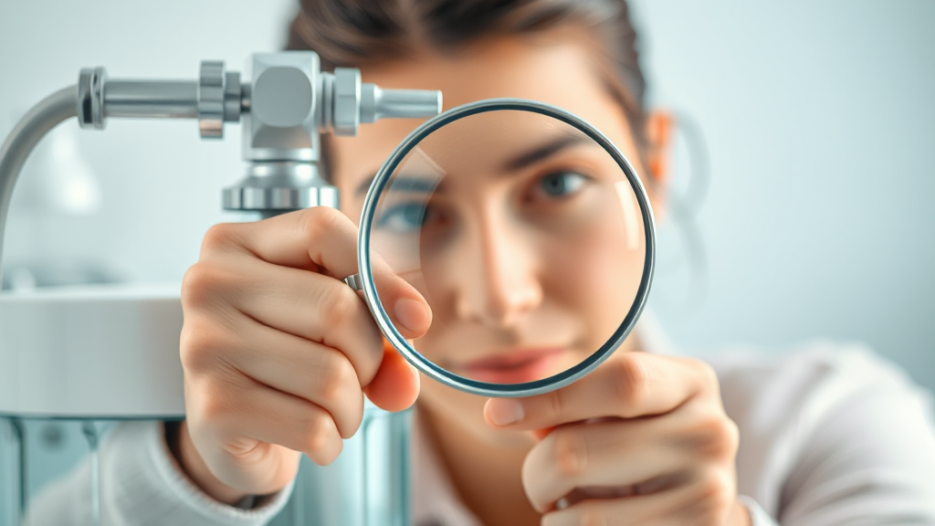 정수기 렌탈 시 소비자 피해 예방 방법 (realistic 스타일)