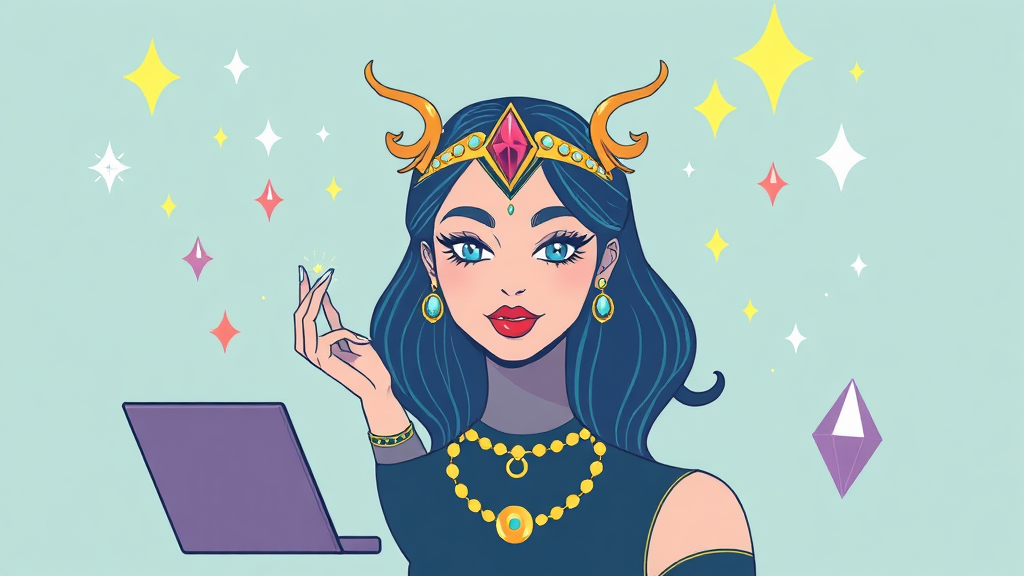 제미나이 Gems 기능 소개 (illustration 스타일)