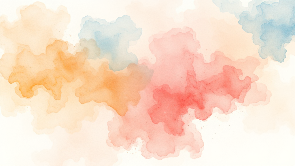 생성형 AI 시장의 변화와 미래 전망 (watercolor 스타일)