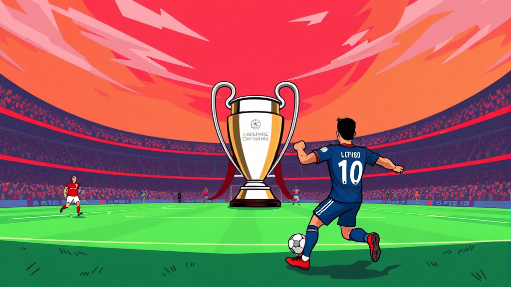 손흥민 LA FC 합류? CONCACAF 챔피언스컵 출전 & 우승 가능성 집중 분석 3 LA FC, 챔스컵 진출 (cartoon 스타일)