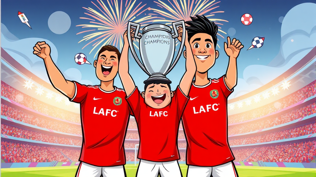 손흥민 LA FC 합류? CONCACAF 챔피언스컵 출전 & 우승 가능성 집중 분석 8 LA FC 진출 과정 분석 (cartoon 스타일)