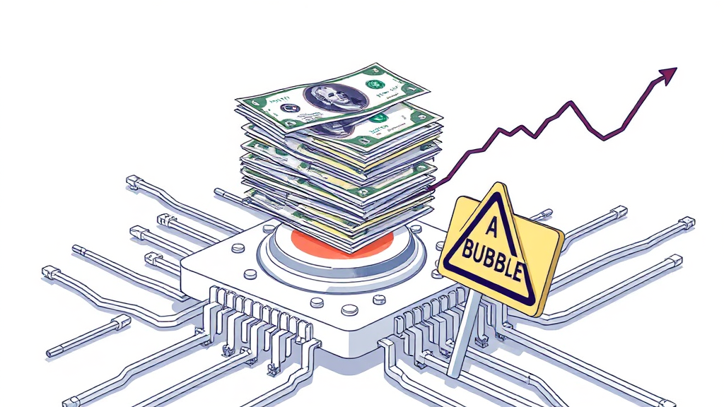 AI 버블 2.0 경고! 투자 열풍 속 실적 분석과 위험 요인 집중 해부 4 AI 기업 실적, 꼼꼼히 따져보자 (illustration 스타일)