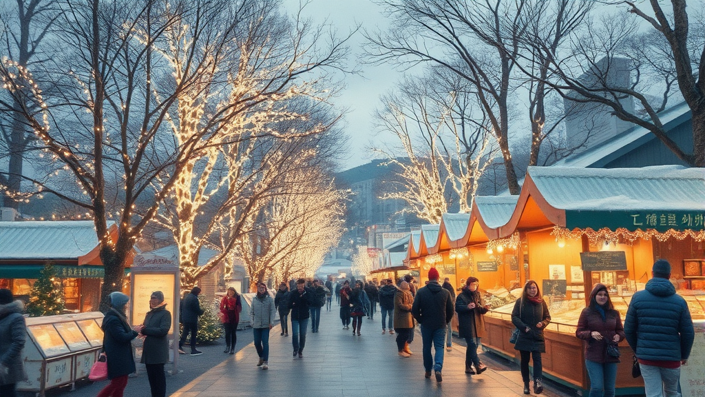 2025 크리스마스 축제 총정리: 놓치면 후회할 완벽 가이드 (위치, 프로그램, 꿀팁) 3 주요 프로그램 소개 (watercolor 스타일)