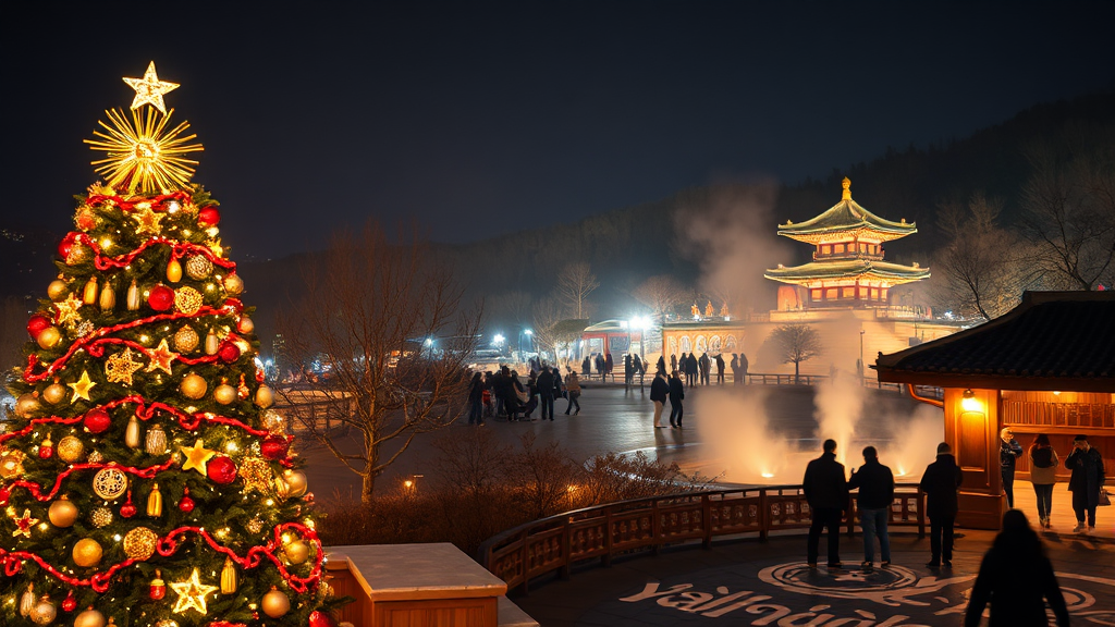 2025 크리스마스 축제 총정리: 놓치면 후회할 완벽 가이드 (위치, 프로그램, 꿀팁) 4 축제 위치 및 교통 정보 (realistic 스타일)