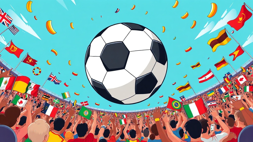 2026 월드컵 조추첨, 어떻게 진행됐나? (cartoon 스타일)