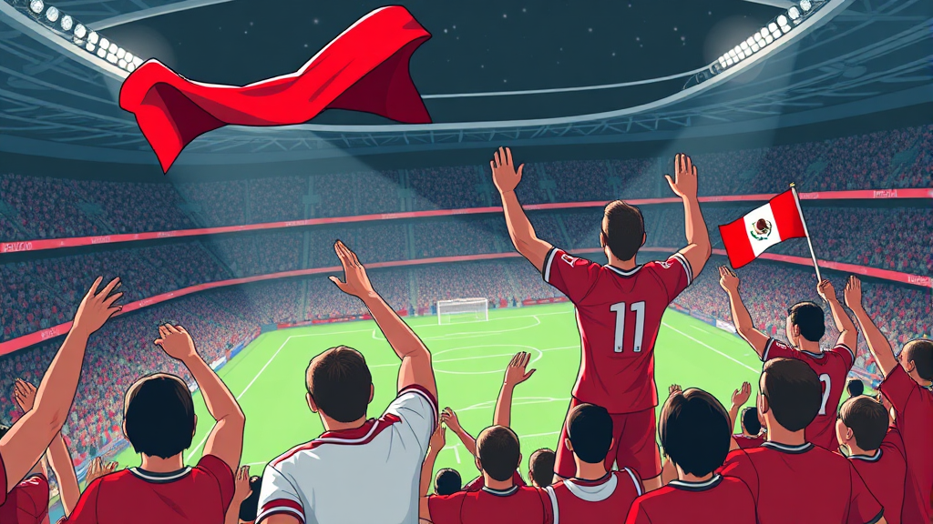 대한민국, 16강 넘어 8강으로! (illustration 스타일)