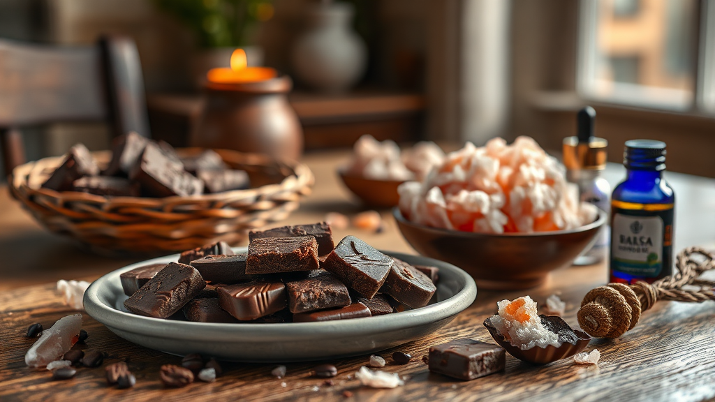 간식 & 건강 선물 세트 (realistic 스타일)