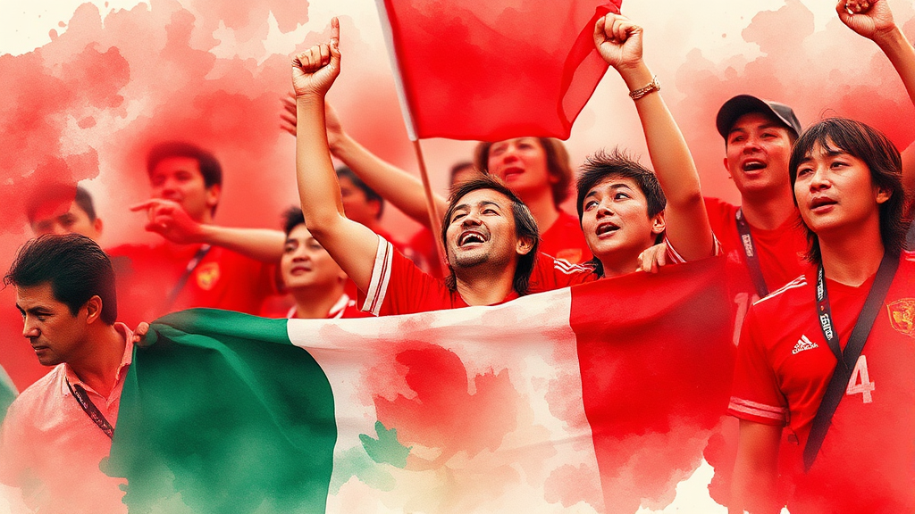 한국 대표팀, 팬 안전 확보 방안은? (watercolor 스타일)