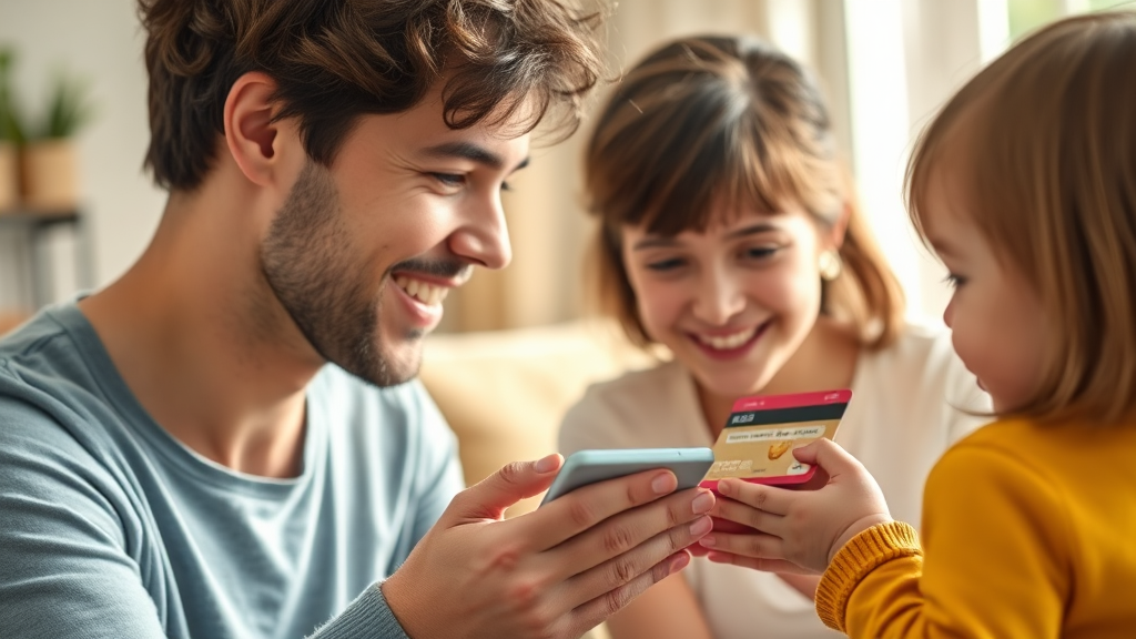 보육료 결제 방법 (realistic 스타일)