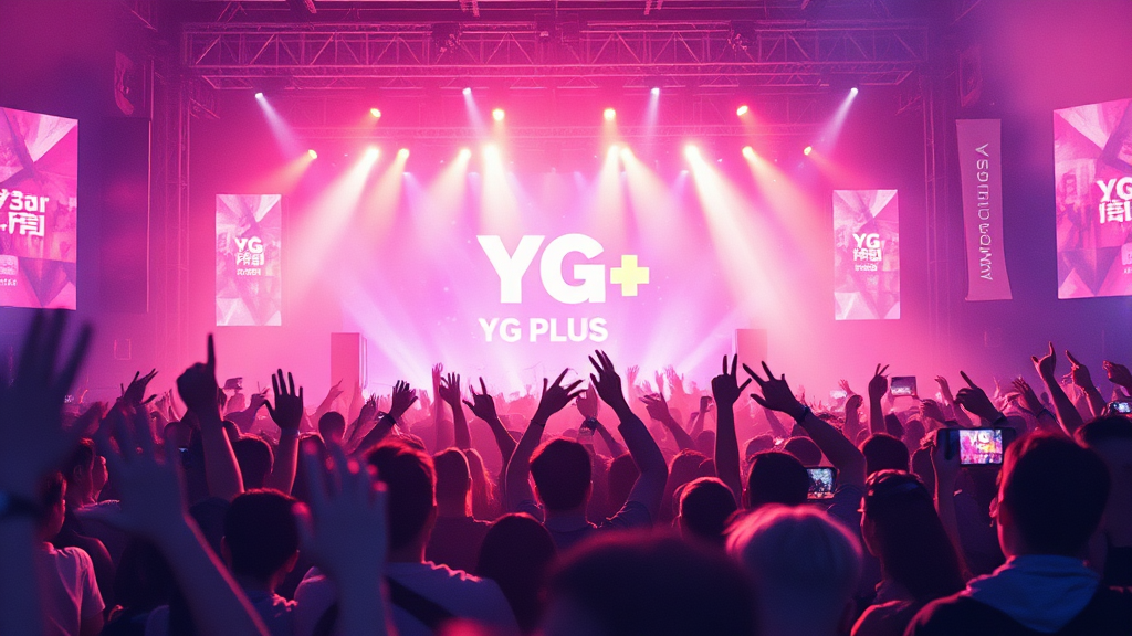 YG PLUS, 콘서트 역할은? (watercolor 스타일)