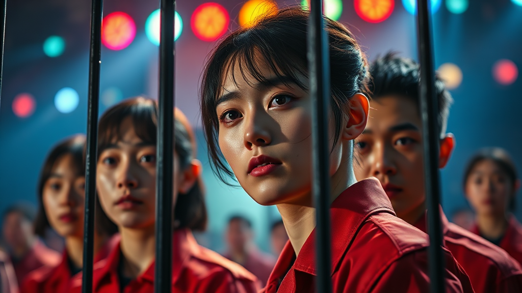 9-10화: K-POP 산업의 어두운 면 (realistic 스타일)