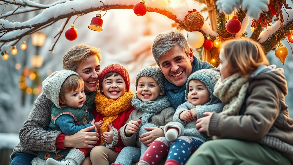 겨울 축제 프로그램 안내 (realistic 스타일)