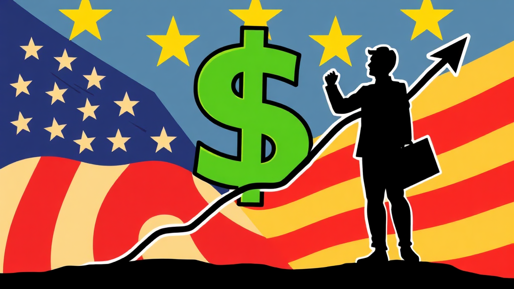 미국 주식, 투자 전략은? (cartoon 스타일)