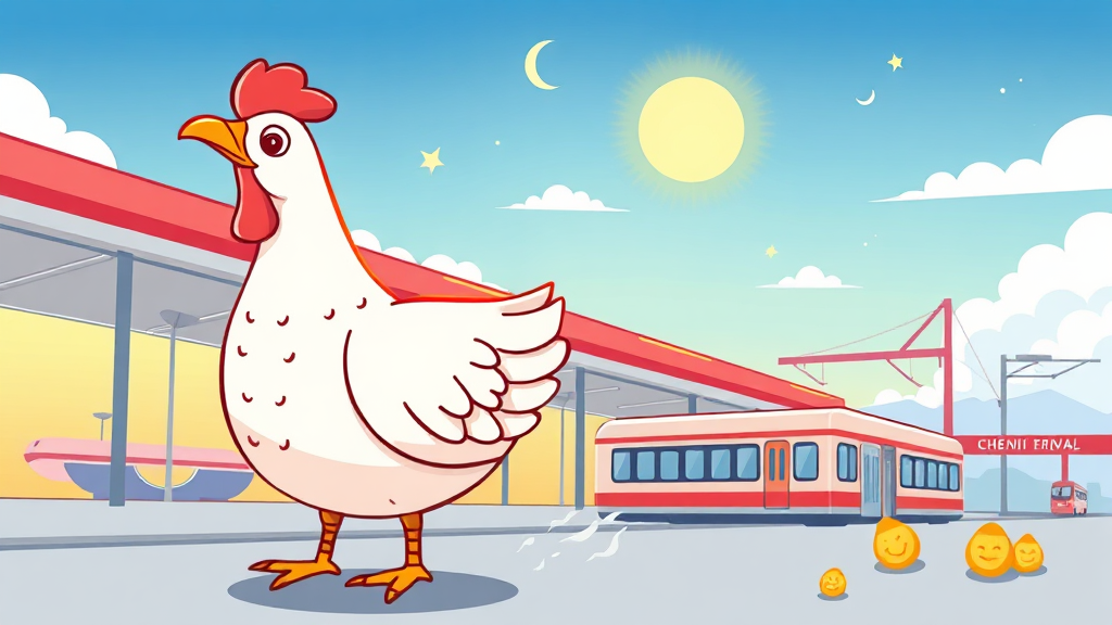 재개발, 천일고속 주가에 어떤 영향? (cartoon 스타일)