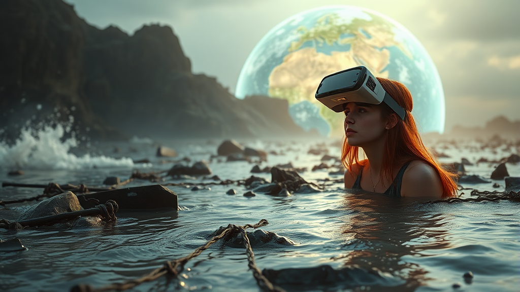 영화 속 반전과 설정 (realistic 스타일)