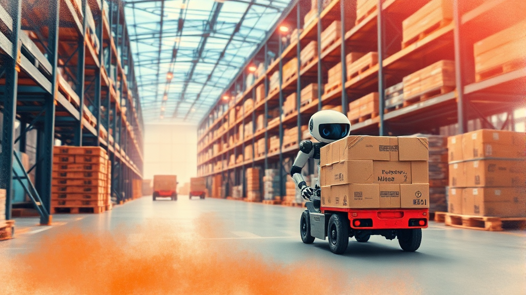 로보틱스 사업, 어디까지 왔나? (watercolor 스타일)