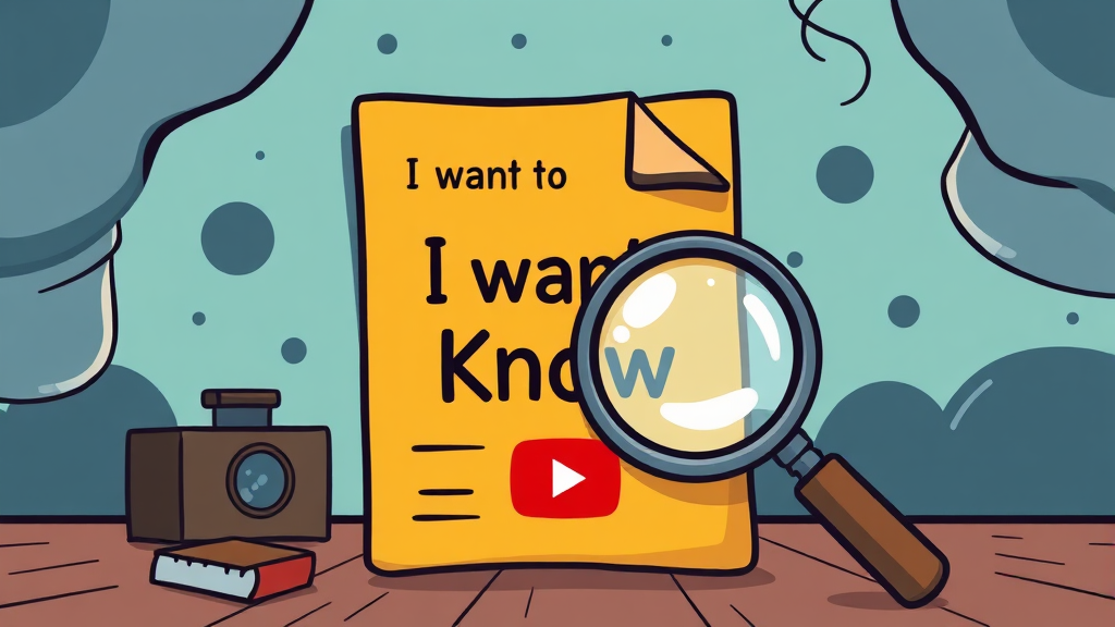 유튜브 채널 꿀팁 (cartoon 스타일)