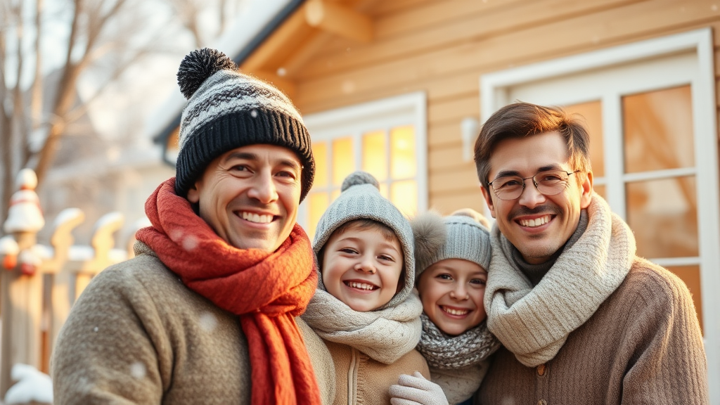 에너지바우처: 따뜻한 겨울나기 (realistic 스타일)